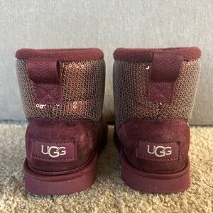 UGG Kids Sparkle Boots - Maroon